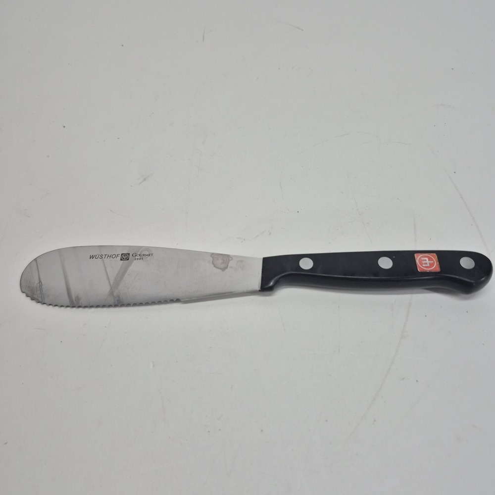 Wusthof Gourmet 2801 5" Serrated Spatula Spreader Bagel Knife Germany